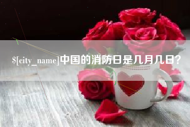临猗中国的消防日是几月几日？
