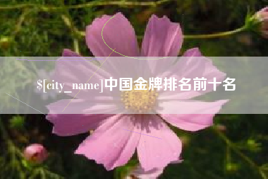 临猗中国金牌排名前十名