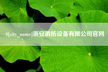 临猗浙安消防设备有限公司官网