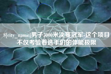 临猗男子5000米决赛冠军-这个项目不仅考验着选手们的体能极限