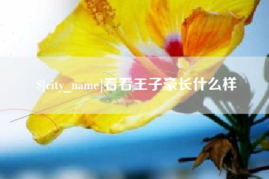 临猗看看王子豪长什么样