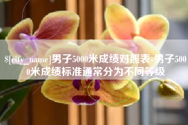 临猗男子5000米成绩对照表-男子5000米成绩标准通常分为不同等级