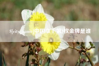 临猗中国拿下第9枚金牌是谁