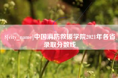 临猗中国消防救援学院2021年各省录取分数线