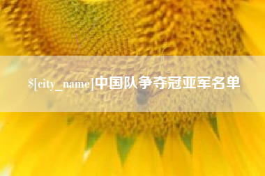 临猗中国队争夺冠亚军名单