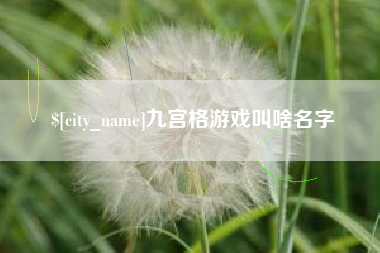 临猗九宫格游戏叫啥名字