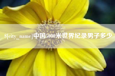 临猗中国5000米世界纪录男子多少