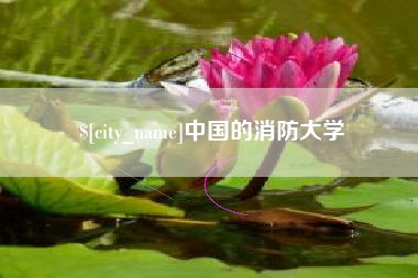 临猗中国的消防大学