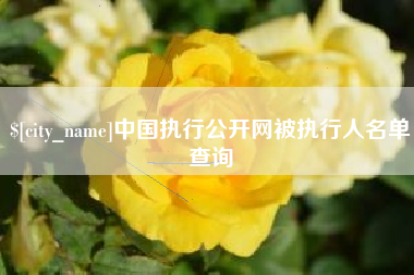 临猗中国执行公开网被执行人名单查询