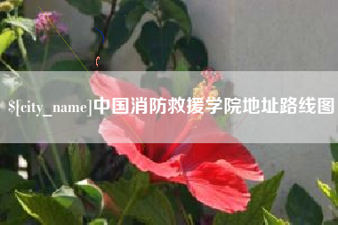 临猗中国消防救援学院地址路线图