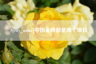 临猗中国金牌都是哪个项目