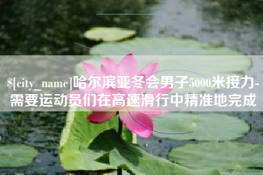 临猗哈尔滨亚冬会男子5000米接力-需要运动员们在高速滑行中精准地完成