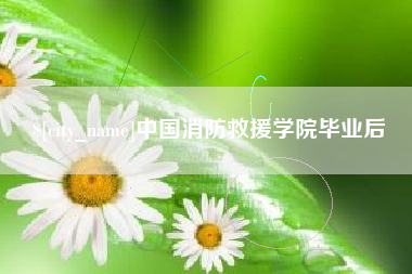 临猗中国消防救援学院毕业后