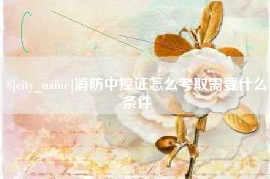 临猗消防中控证怎么考取需要什么条件