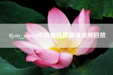 临猗中国消防直播课视频回放
