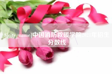 临猗中国消防救援学院2021年招生分数线