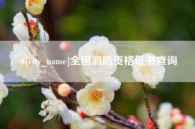 临猗全国消防资格证书查询